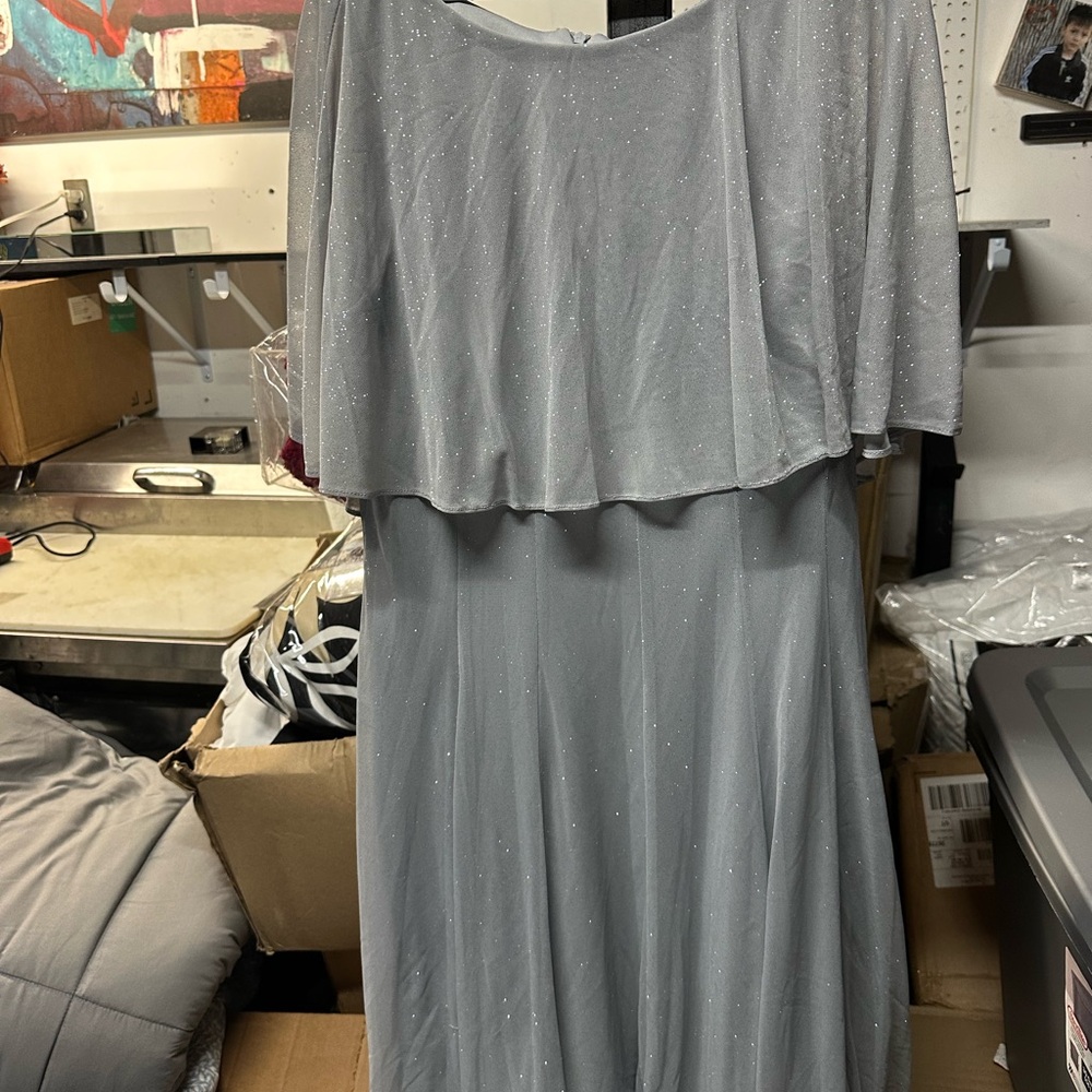 Elegant Gray Women's Dress